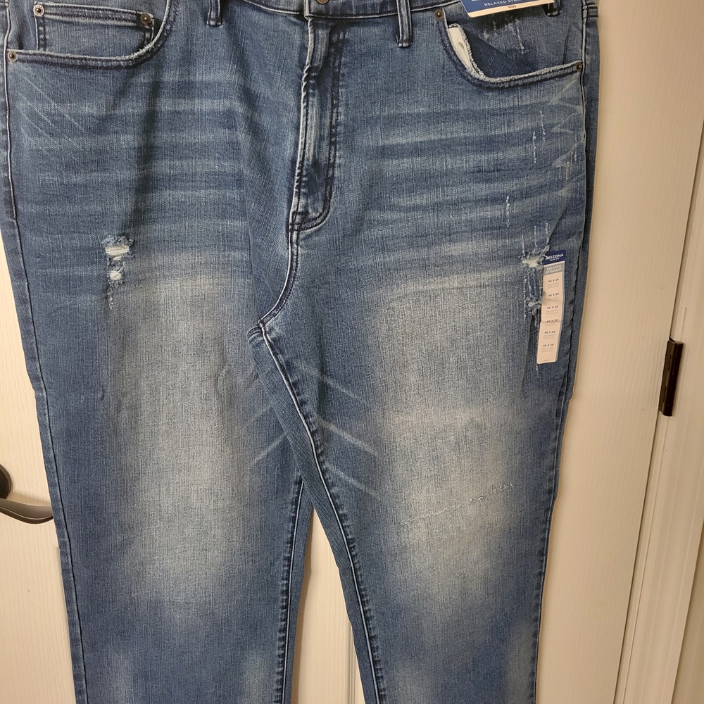 Arizona Flex Mens Relaxed Fit Jeans NWT 46x29